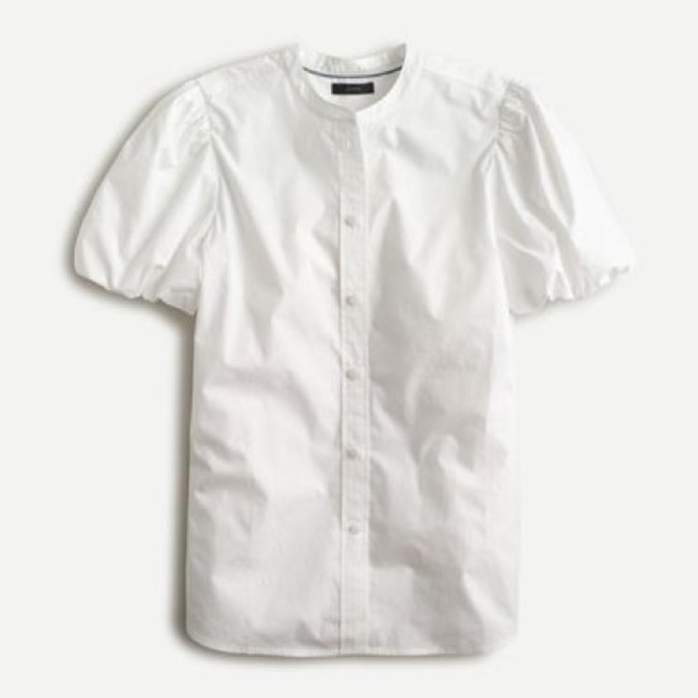 J. Crew Classic Fit puff sleeve blouse
